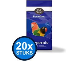 20x Deli Nature - Premium agapornide 1kg - Vogelvoer - 1 kg