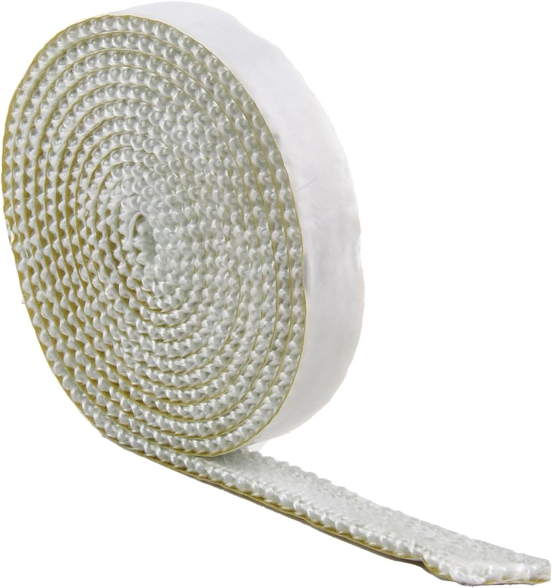 SnelShoppen - Zelfklevende Kachelafdichting voor Haard en Pelletkachel, 2m Fiberglas, Hittebestendig tot 550°C, 15mm Breed, 3mm Dik, Ideaal voor Barbe