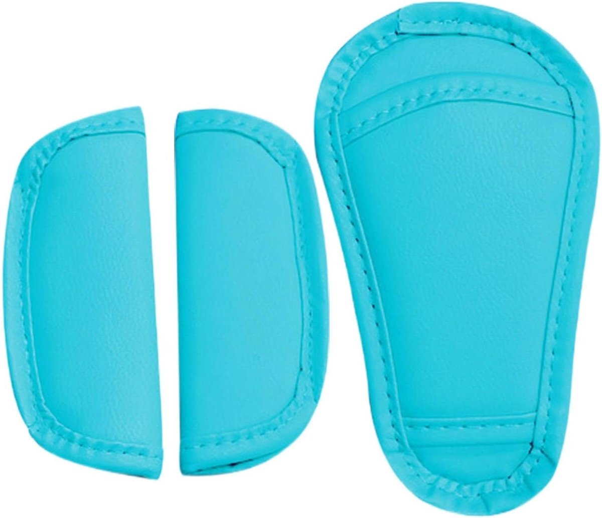 Gordelbeschermers - Neksteun Kussen - Comfortabel Reizen - Zachte Spons Vulling - 2 stuks - Blauw
