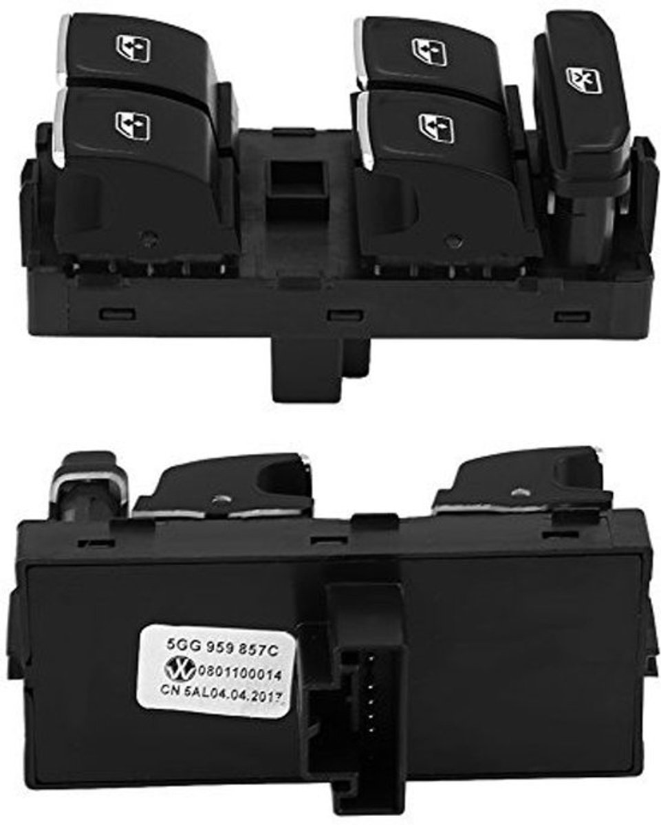 Raam Bediening Schakelaar voor VW Golf, Passat, Tiguan, Touran - 5G0 959 857 C