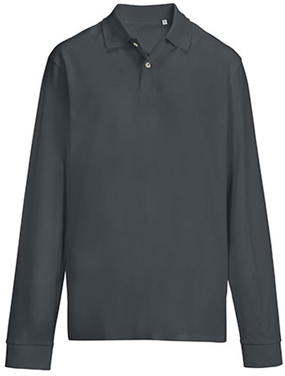 SOL'S Unisex Pacific Polo Shirt Longsleeve L04441 - Mouse Grey (Solid) - XL