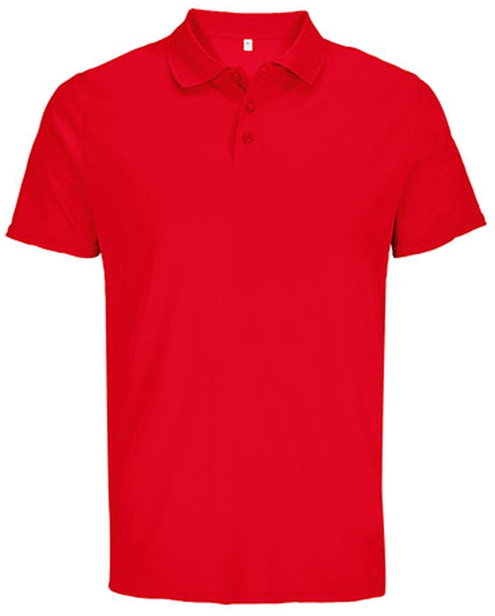 SOL'S Unisex Pitcher Sports Polo Shirt L04442 - Red - XS