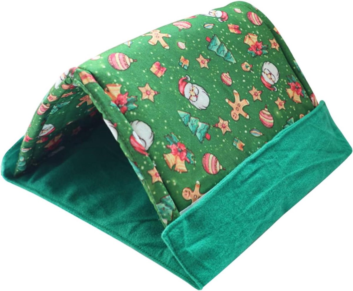 Egelhuis Dierenbed - Huisje Kleine Dieren - Veilige Schuilplaats - Gedragsgestuurd Ontwerp - 22 x 17 x 1 cm - Groen