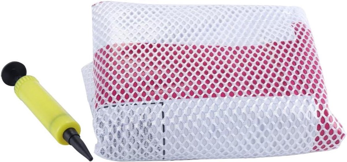 Opblaasbare Zwembadhangmat - Drijvend Bed - Water Ontspanning - Ergonomisch Ontwerp - 123 x 120 cm - Roze