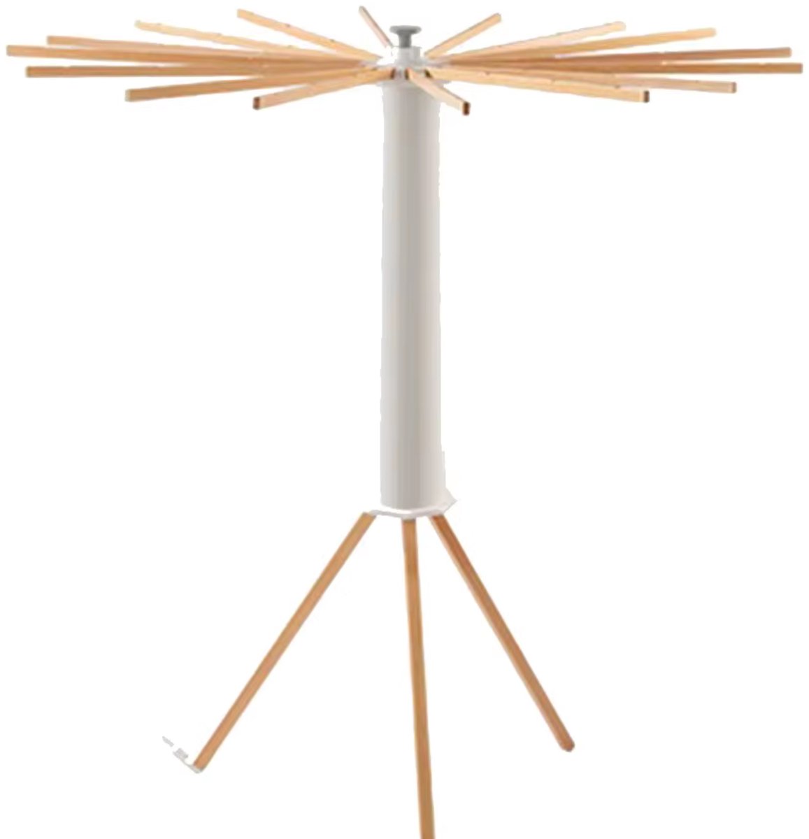 ArtiZo octopus rond kledingrek - kledingstang - garderobe organizer - hout - standaard - opvouwbaar - Ø 110cm x 121cm hoog