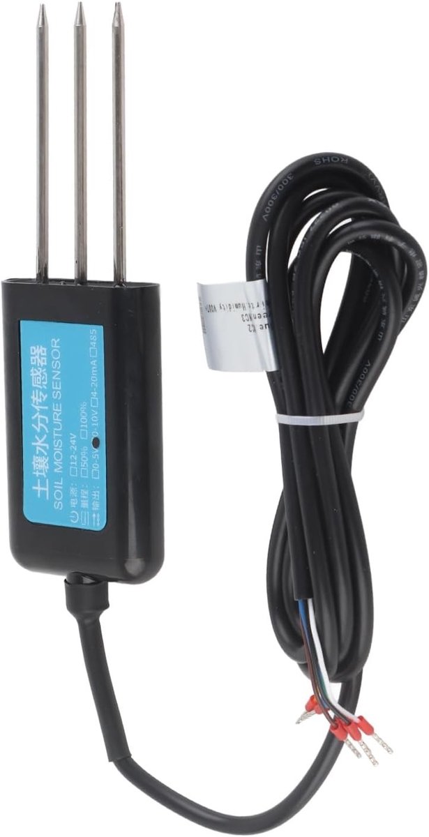 Vochtigheidsmeter voor de grond met 0-10V output, waterdicht, ideaal voor kassen en tuinieren, nauwkeurige bodemvochtigheidssensor