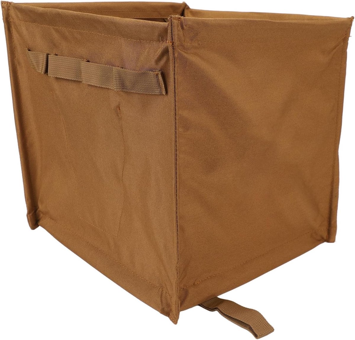Opvouwbare Opslagmand voor Werplijnen - 33L Capaciteit, Ideaal voor Bomen, Camping en Buitenactiviteiten, Khaki Kleur