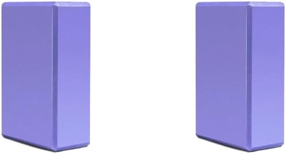Yoga Blokken - Fitness Hulpmiddel - Balans Verbeteren - Slipbestendig Oppervlak - 3x6x9 inch - Lichtroze