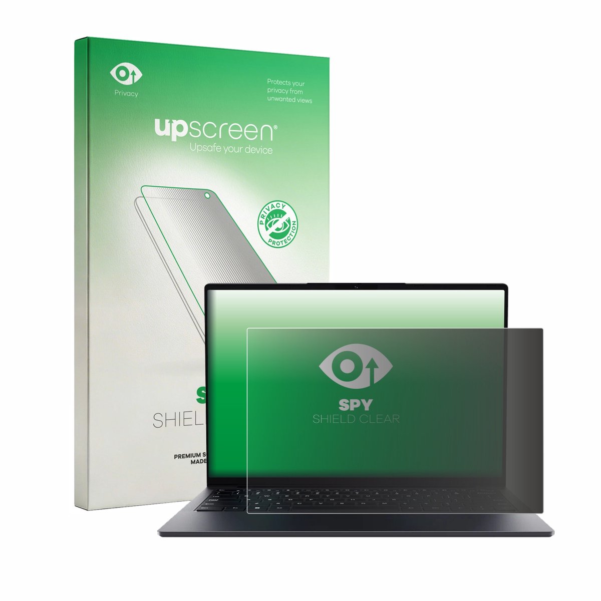 upscreen - privacy screenprotector voor Chuwi UniBook - Folie Beschermfolie Blauwlichtfilter