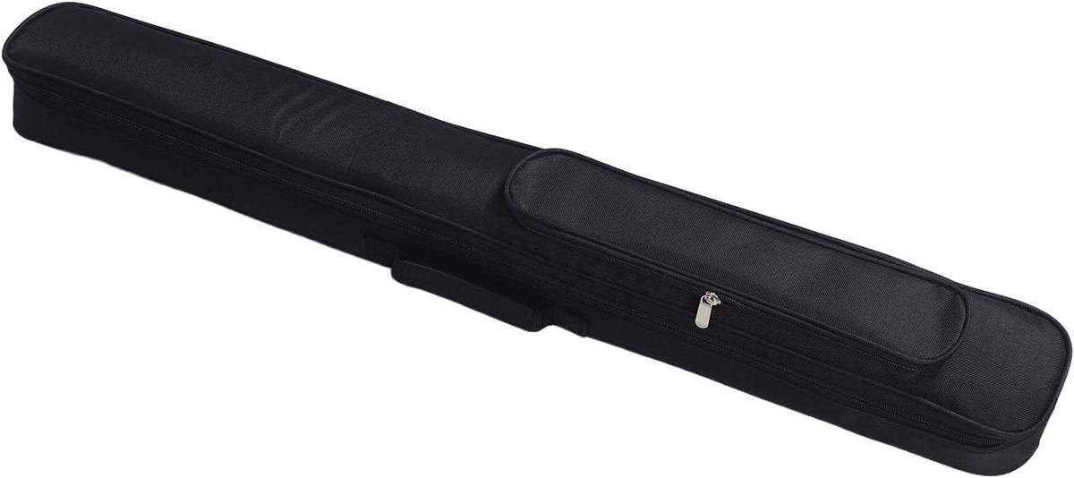 Biljartkeu Tas - Keu Opberger - Veilig Vervoeren - Waterdicht Oxford Doek - 85 cm Lengte - Zwart