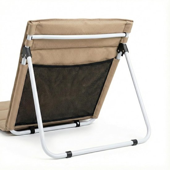 Transportabele Mat met Rugleuning - Opvouwbare Strandmat Kampeerstoel - Ontspannen in de Tuin - Lichtgewicht en Sneldrogend — afbeelding 3
