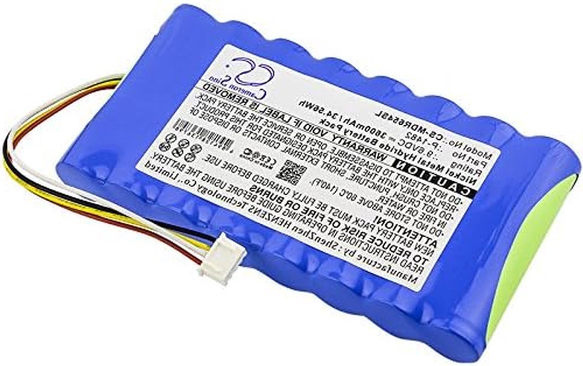 Vervangende accu - Reservebatterij - Apparatuur voeden - Specifieke pasvorm - 12V - Zwart