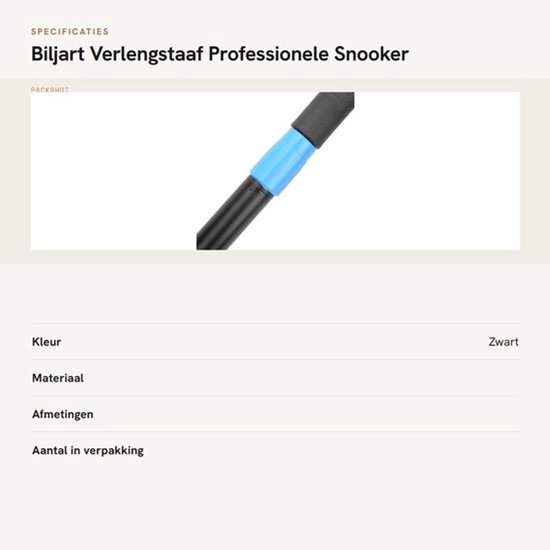 Verlengstaaf Professionele Duurzame Aluminium - Telescopische Biljart/Pool Stick - Verstelbare Accessoires - Ergonomisch Ontwerp - Lichtgewicht en Stevig - Biljartaccessoire — afbeelding 4