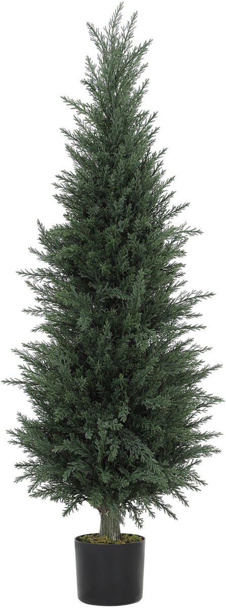 HOMCOM-künstliche Pflanze-Kunststoff-40L x 40B x 120H cm-Grün
