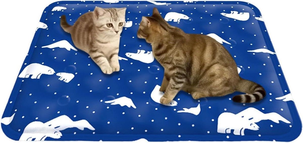 Koelmat Hond - Huisdier Koelkussen - Comfort Zomer - Warmteabsorberend Materiaal - 50 x 40 cm - Niet gespecificeerd