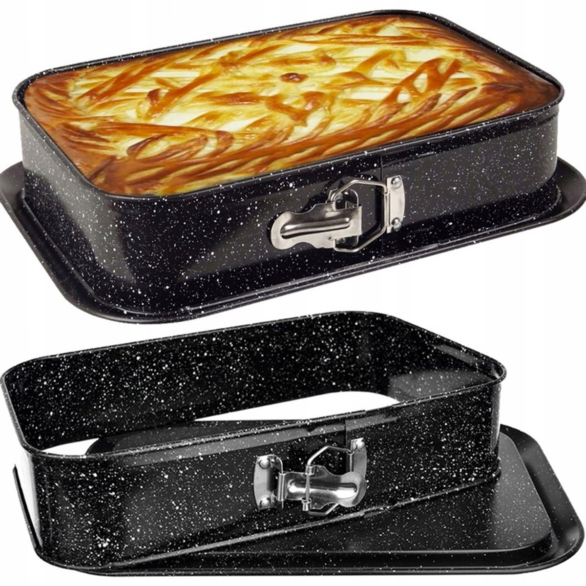 Bakvorm Rechthoekig RVS Anti-aanbaklaag 35x24cm