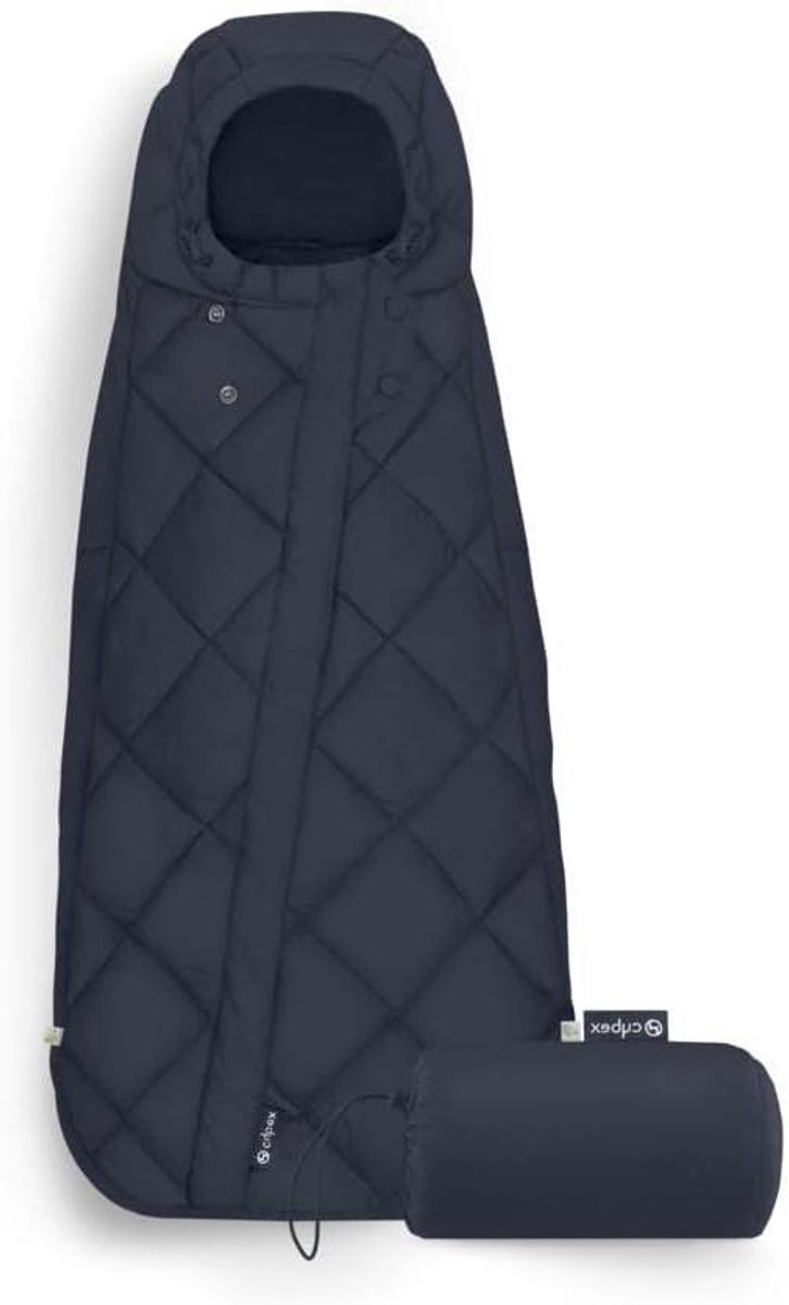 Voetenzak Mini - Babydeken Draagzak - Baby Warm Houden - Waterafstotend Ademend - 75 cm - Blauw