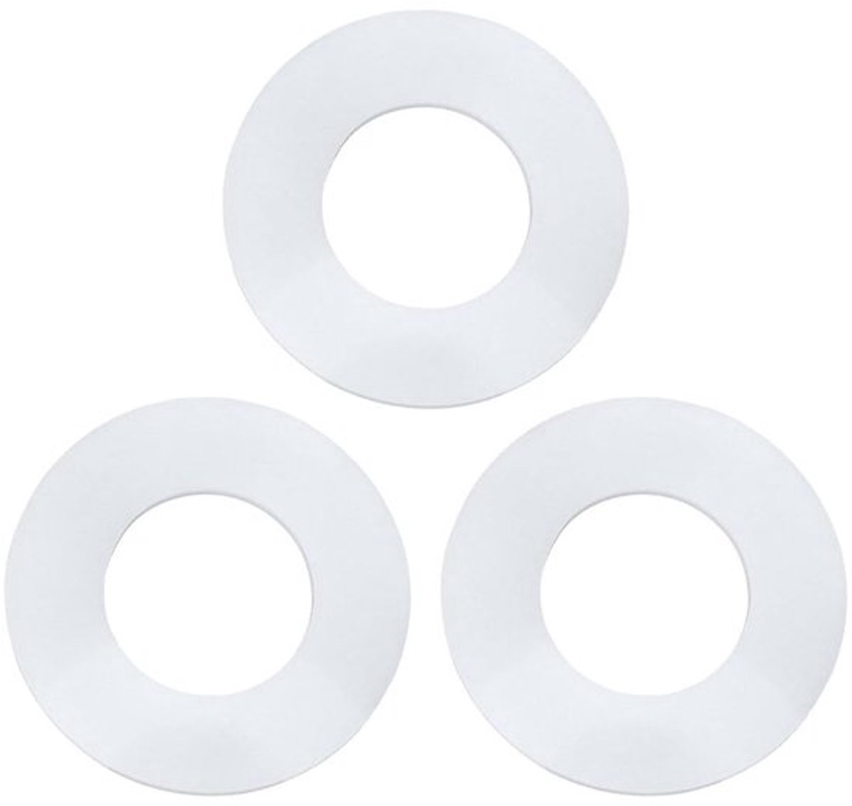 Spoelklepring 3-pack - Afdichtring Geberit - Rubberen Ring - Afdichtingsring - Binnendiameter 33 mm - Buitendiameter 85 mm