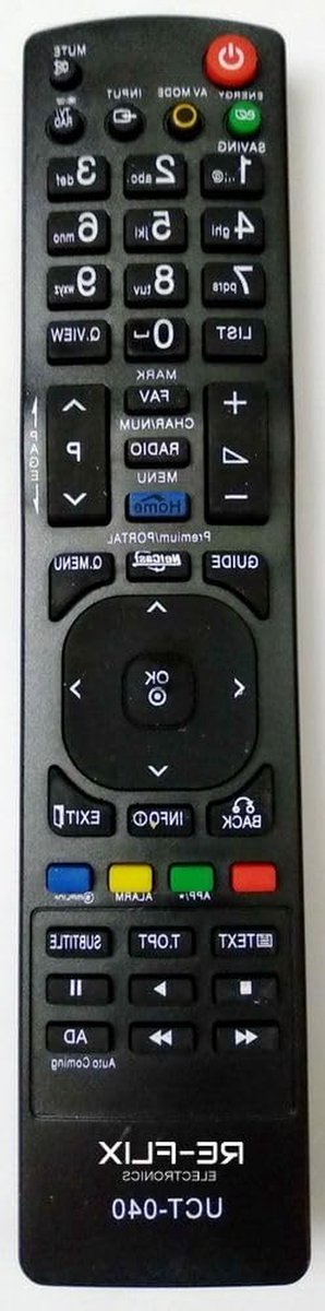 Vervangende Afstandsbediening - Universele Afstandsbediening TV - TV Bediening - Direct Klaar Voor Gebruik - 10 Meter Bereik - Zwart