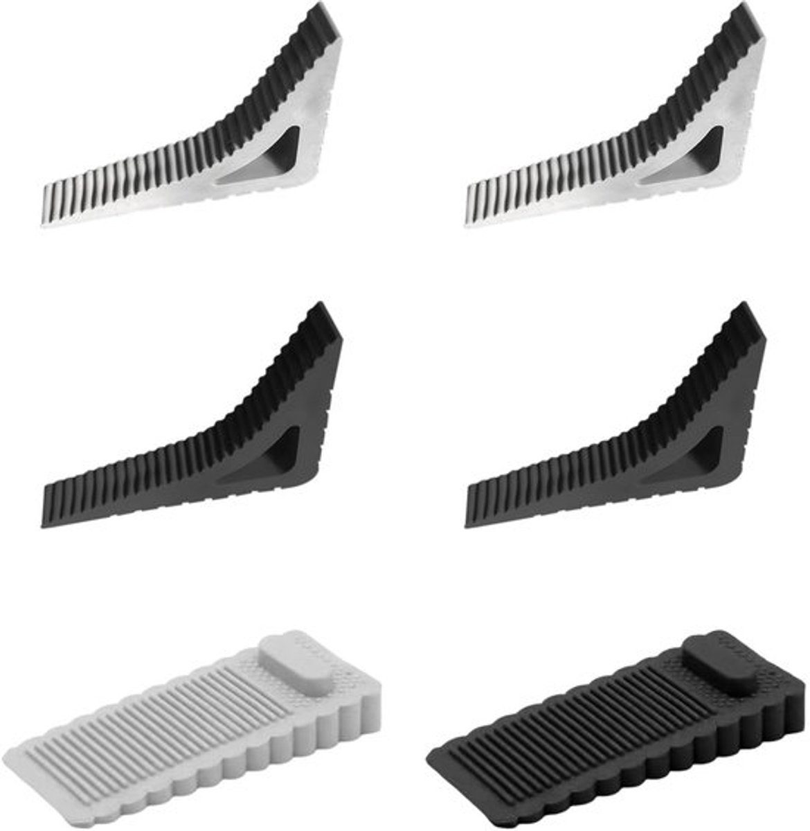 Deurstopper Antibotsing - 4 Stuks - Zacht/Rubber - Anti-Pinch Bescherming - Winddicht - Duurzaam Materiaal - Deurstoppers
