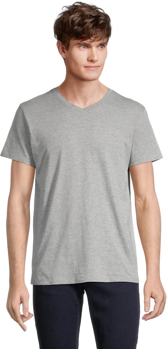 SOL'S V-Neck T-Shirt Regent L04765 - Grey Melange - M