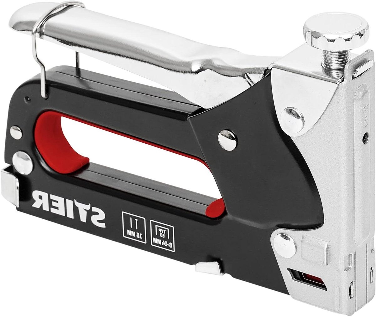 Handtacker Combi - Nietpistool Tackers - Klusjes Thuis - 3-in-1 Functionaliteit - 300 Nietjes - Grijs