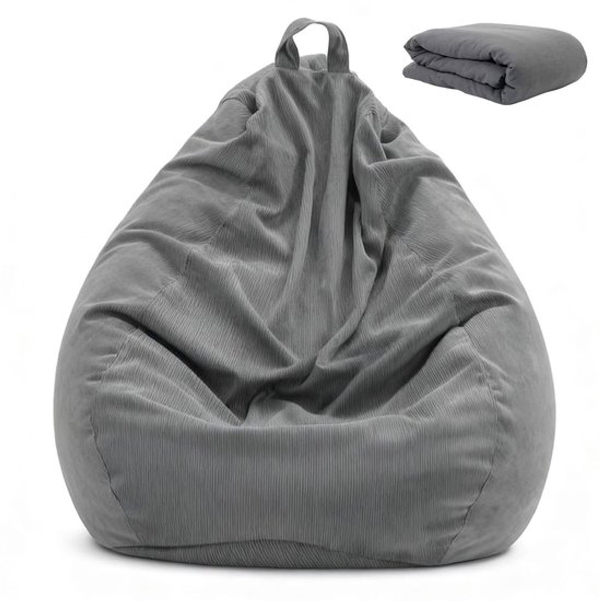 Zitzak Volwassenen - XL Zitzak 110 x 120 cm - Zitzak Kinderen - Zitzak Buiten - Waterdicht - Afneembare Hoes - Beanbag