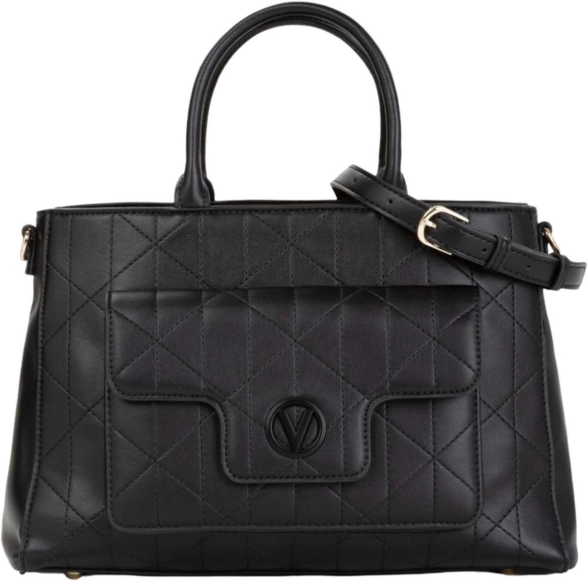 Schoudertas Melia - Dames Handtas - Dagelijks Gebruik - Stijlvol Design - 32 x 23 cm - Zwart