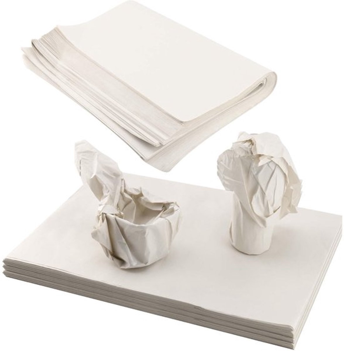 Krantenpapier 400 Vellen A3 - Inpakpapier Verhuizen - Verpakkingspapier - Knutselen - Decoratie - Wit Krantenprintpapier 42 x 29,7 cm