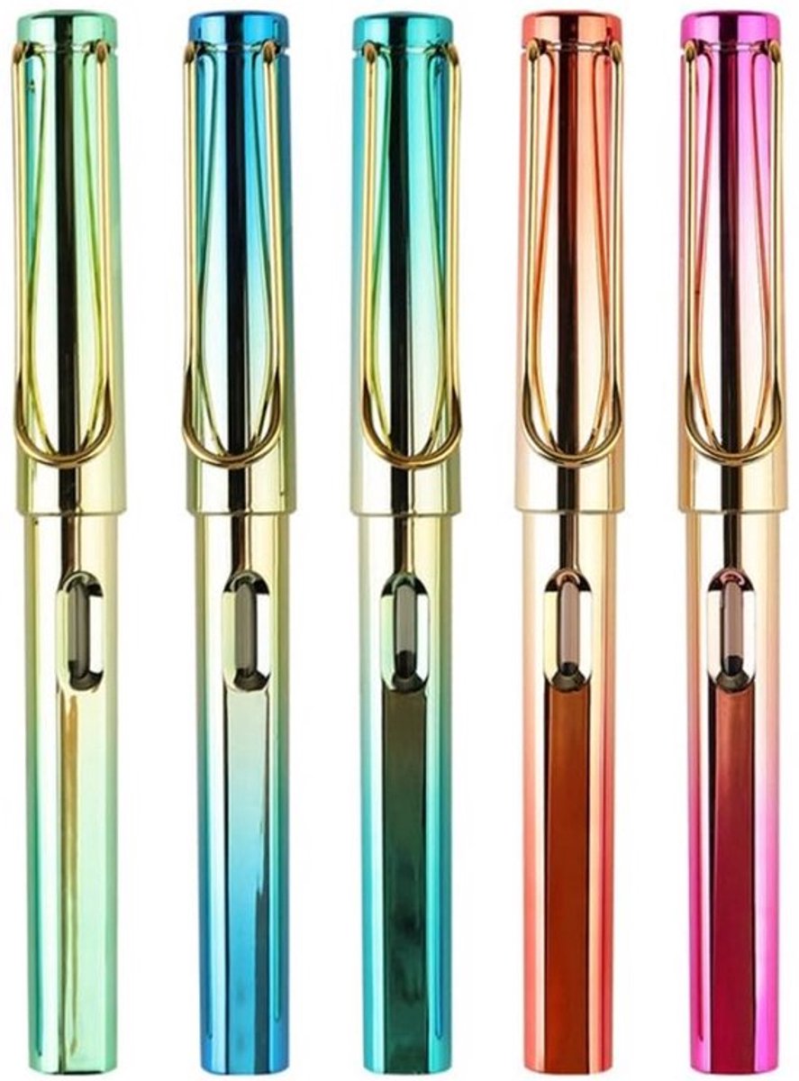 Vulpen met balans - Kalligrafie Pen - Schrijfgerei voor Studenten - Inkt Pen - Plastic - Slim Schrijfgereedschap - Kalligrafiepen