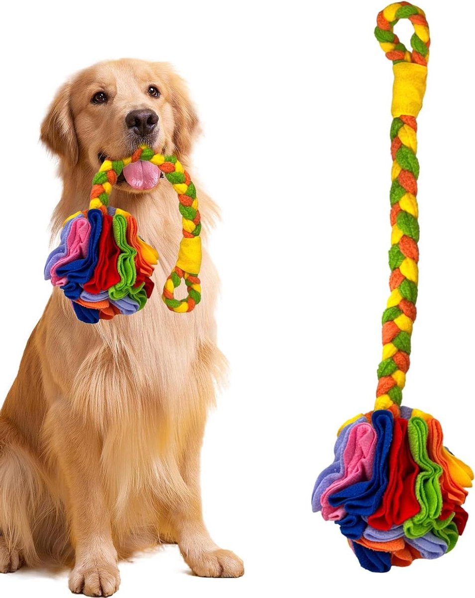 Snuffelbal Hond - Voerbal Hond - Mentale Stimulatie - Vertraagt Eten - Niet Gespecificeerd - Rood