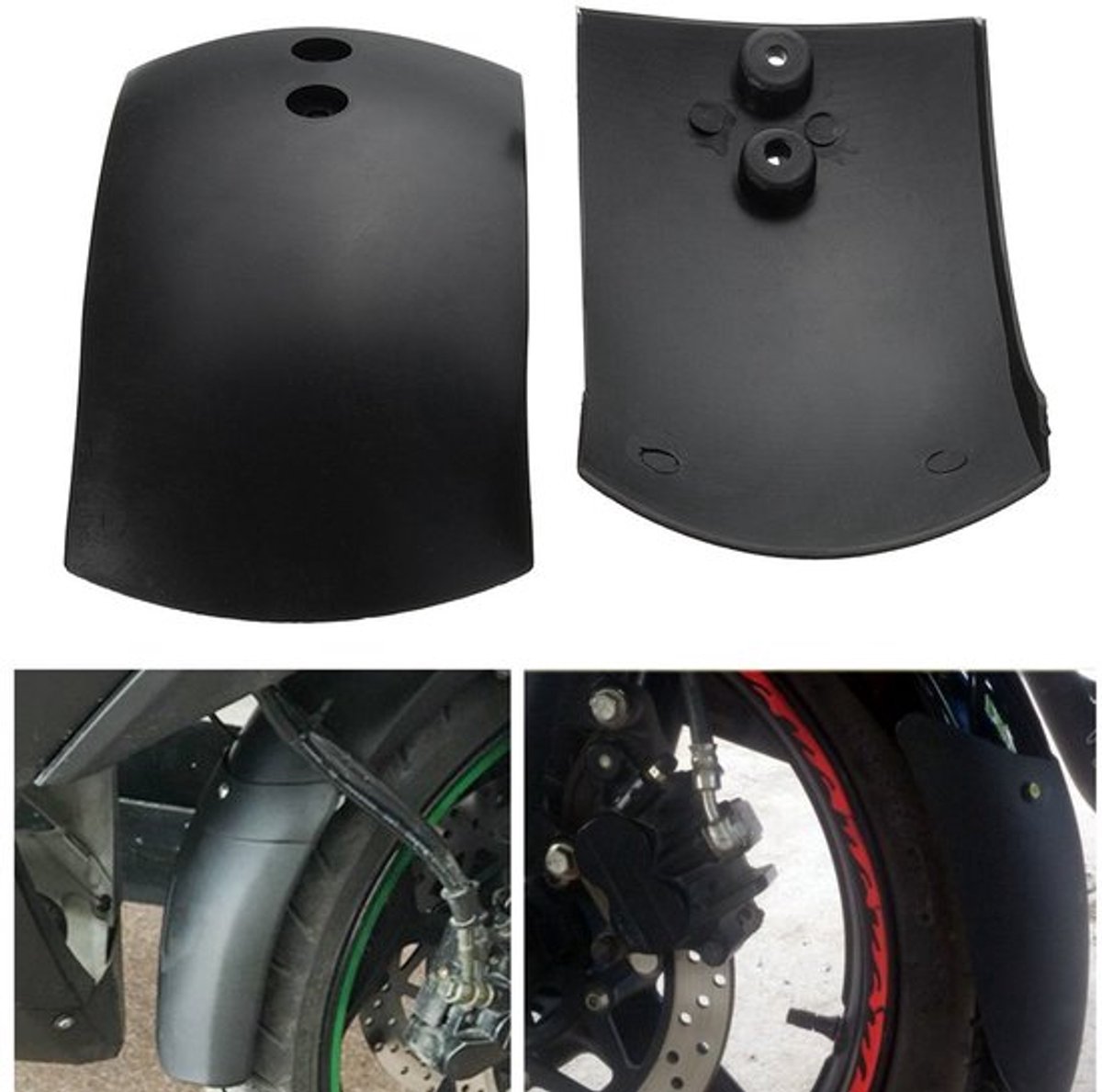 JHUBERS- Modderbeschermer - Spatbord - Voorspatbord - Achterspatbord - Spatborden - Geschikt voor Mini Quad Dirt Bike
