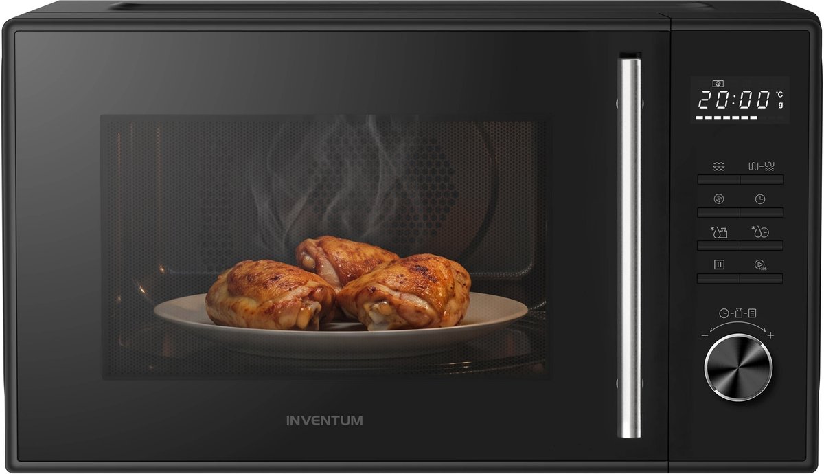Bol.com Inventum MN237CB Combimagnetron - 23L - 900W - Hetelucht- en grillfunctie - 10 kookprogramma's - 4 combistanden - Ontdoo... aanbieding