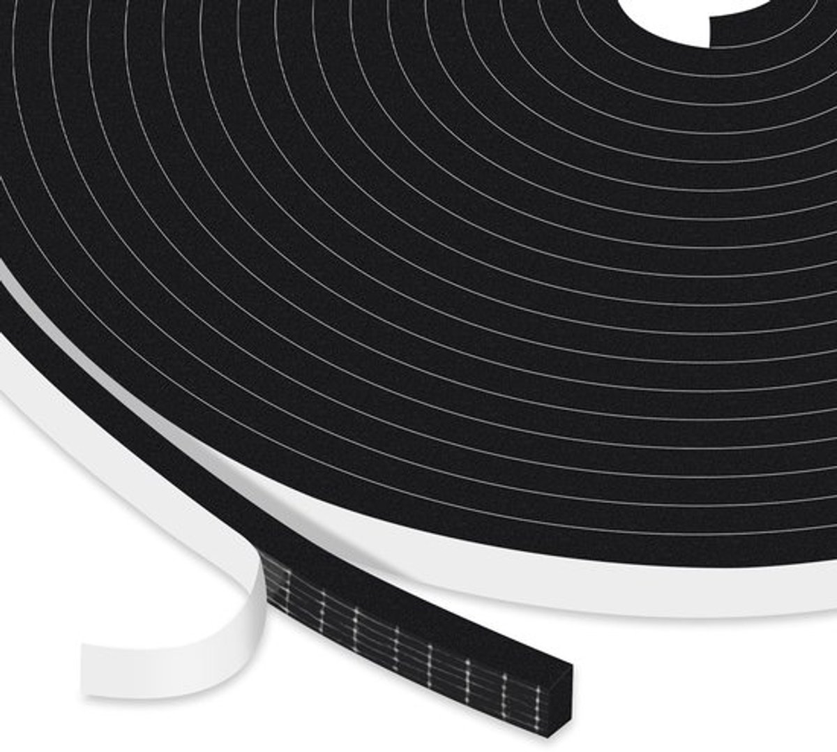 Foam Tape Hoge Dichtheid 6mm x 3mm - Zelfklevende Tochtstrip - Geluiddichte Afdichting - Schokbestendig - Isolatieband - Weerbestendig - Isolatietape