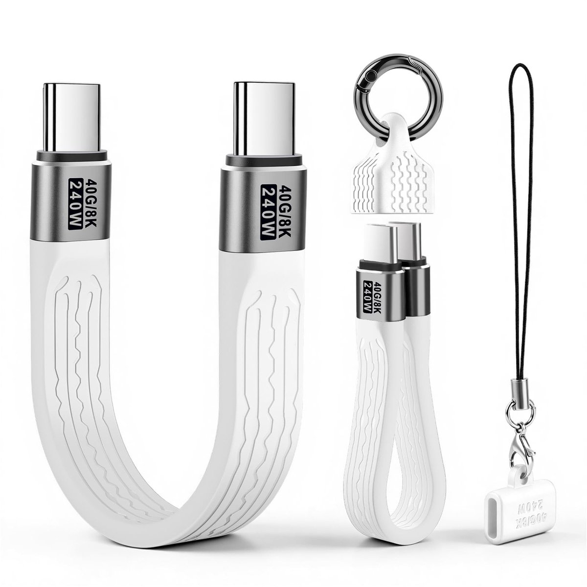 Omgoods - USB-C Kabel met Adapter Set, 240W PD3.1 en 16K Video