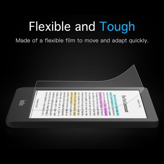 3 Pack Anti-Glare Screen Protector voor 6" E-Reader | Krasbestendig, Matte Film, Bubble-Free, Bescherming voor Kobo Clara 2024/2022 — afbeelding 4