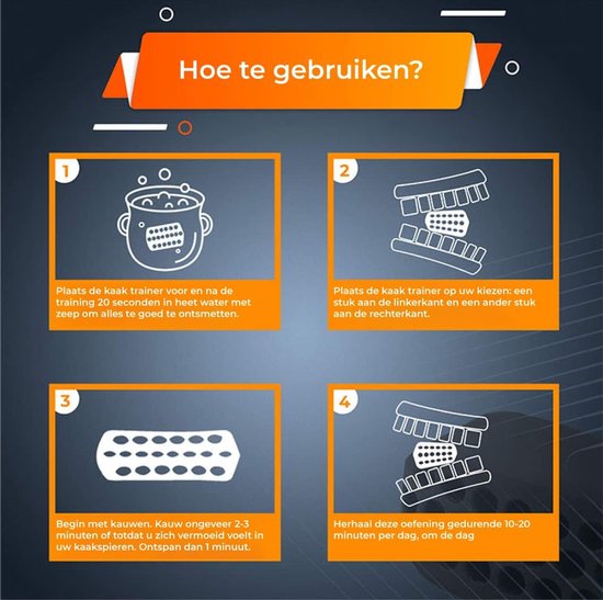 Kaaklijn Trainer - Kaak Trainer Gezicht - Gezichtsspieren Trainen - 40 Kilo Weerstand - Niet Gespecificeerd - Niet Gespecificeerd — afbeelding 2