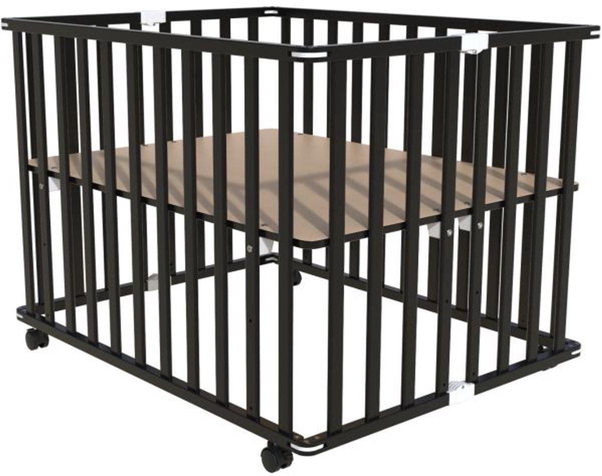 Born Lucky Opvouwbare Baby Box Flip Zwart – foto 8