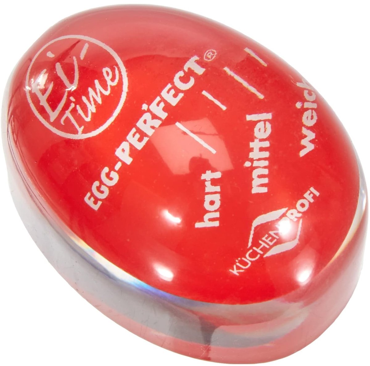 Eierkoker - Rood - Analoge Temperatuursensor - Polymeerhars - Voor Perfect Gekookte Eieren