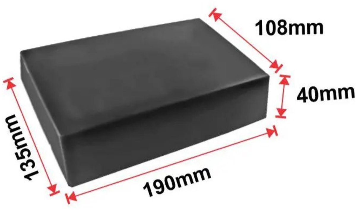 40mm rubberen pad / blok for tyre bead breaking