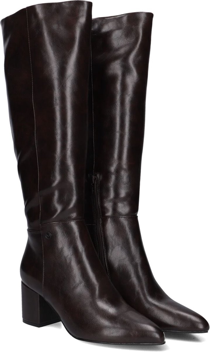 Mexx Pluck Mila Laarzen - Leer - Dames - Bruin - Maat 38