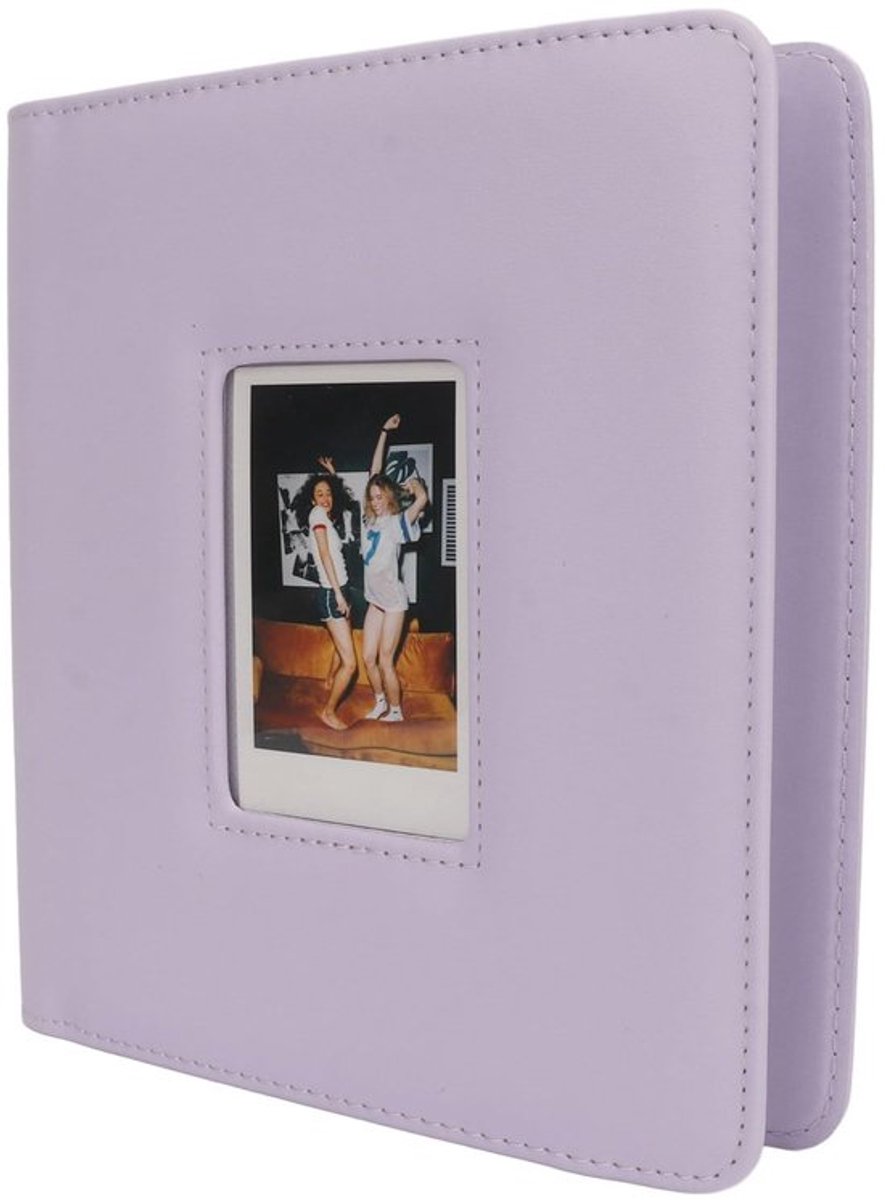 Fotoalbum 288 Vakken - Lederen Omslag - Instaplaatjes 2x3 - Transparante Binnenpagina's - Persoonlijk Raamhoes - Elegant Tafelstuk - Instant Fotoalbum