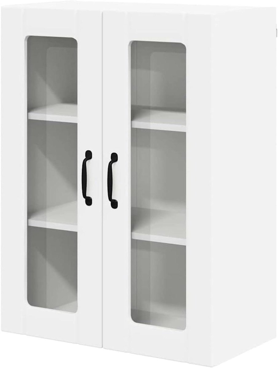 Keukenkast - Hangend Keukenmeubel - Keuken Organiseren - Schuifdeuren - 60 x 31 x 80 cm - Wit