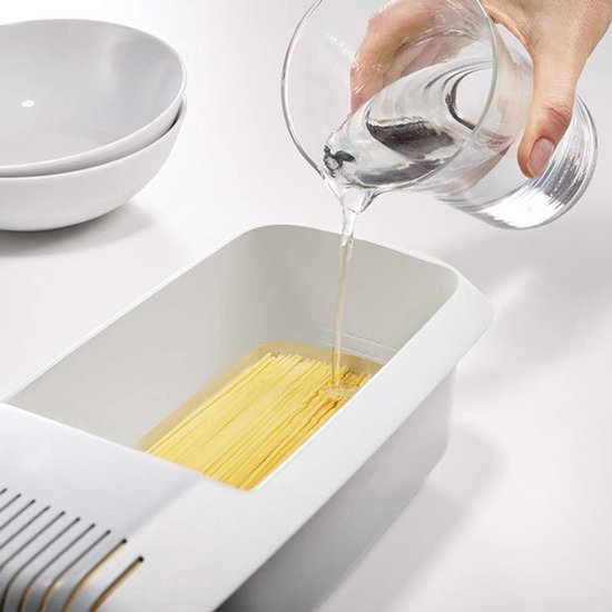 Magnetron Pasta Fornuis - Spaghetti Drainer - Gemakkelijk Pasta Koken - Compact Formaat - Zeefsysteem - Geschikt voor Slaapzalen en Kantoren — afbeelding 3