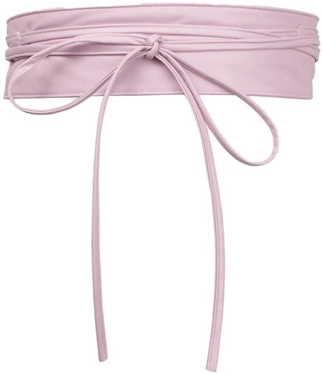 Tailleriem Kunstleer - Brede Tailleband - Geschikt voor Tailleomvang 60-90 cm - Feestelijk - Meisjes/Dames - Breedte 6,5 cm - Riem