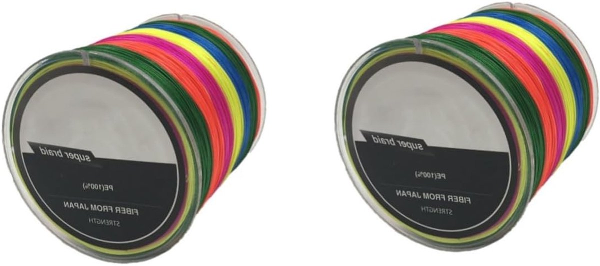Gevlochten Vislijn - Visdraad Vissnoer - Vissen Zonder Risico - Nul Rek Gevoeligheid - 0.5 Mm Diameter - Groen