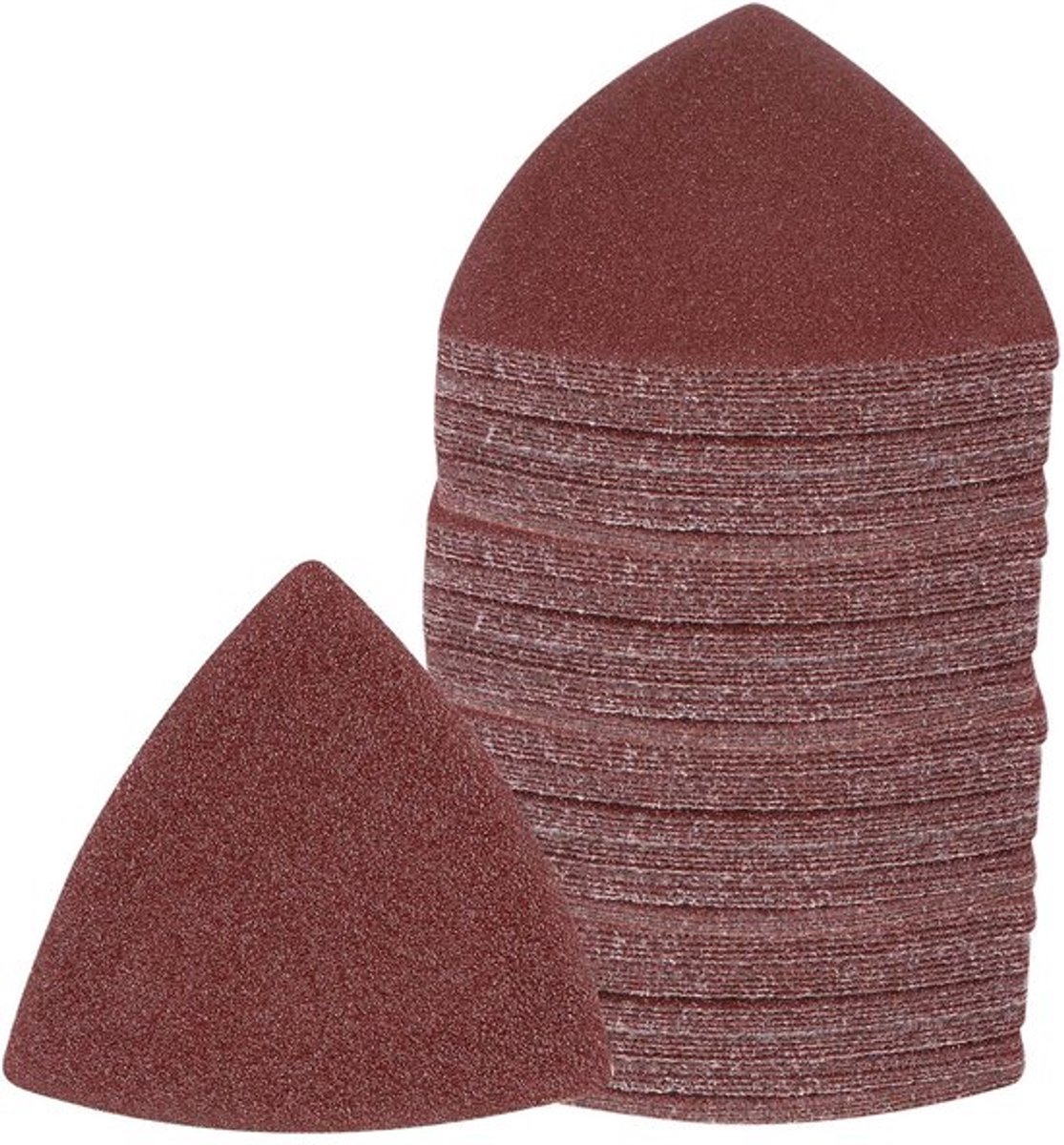 Schuurpapier Driehoek 80 - Schuurpapier Set - Schuurpapier 125mm - Schuurpapier Fijn - Schuurpapier Aluminiumoxide - Geschikt voor Hout en Metaal - Schuurvellen