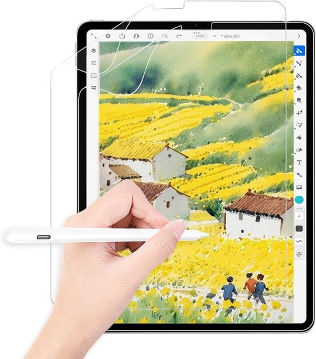 Set van 2 Matte Paper Films Geschikt voor iPad Pro 11 (2018-2022) en iPad Air 10,9 Inch - Beschermende Folie voor Scherm en Antireflectie