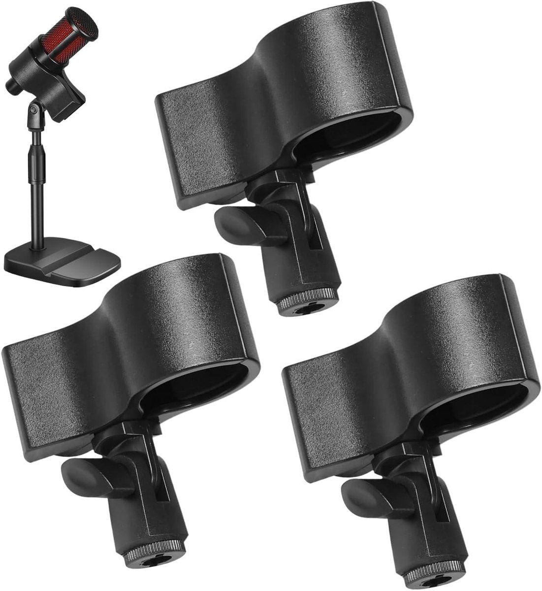 Microfoon Clips - Microfoon Houders - Studio Opname - Verstelbaar Ontwerp - 3 stuks - Meerkleurig