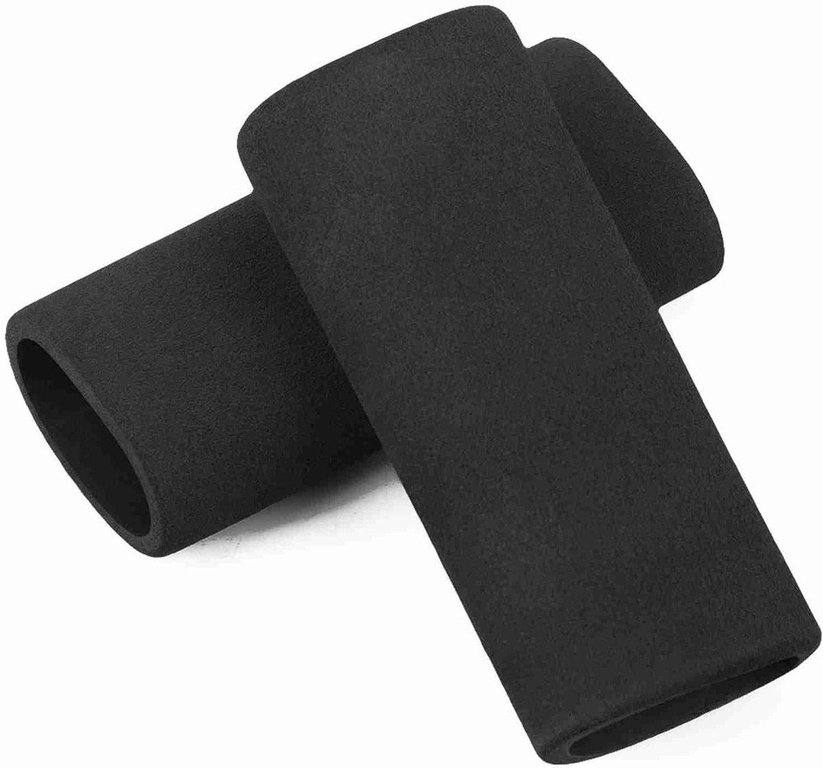 Motorhandvat Covers - Zachte Handgrepen - Comfortabel Rijden - Trillingsdempend Schuim - 12cm Lengte - Zwart
